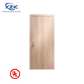 puerta de al ras de madera de una hoja de núcleo hueco para la construcción exterior
